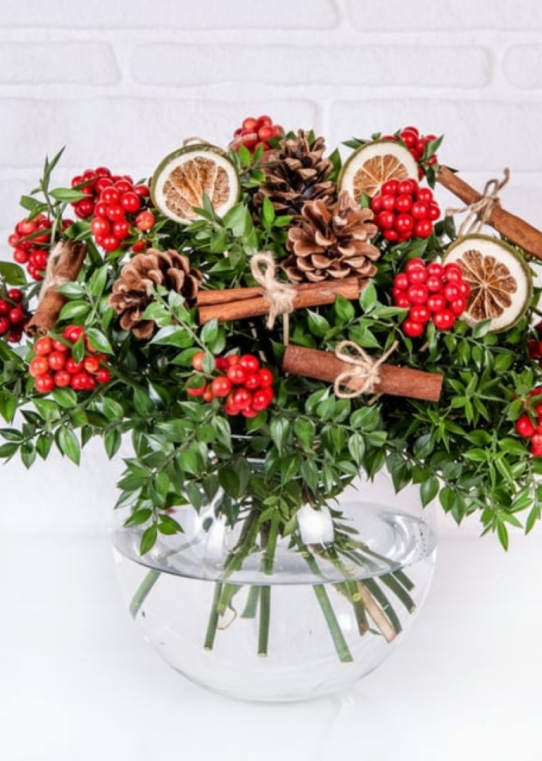 Cam Akvaryumda Kokina Çiçeği